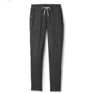 Vuori Men's Ponto Performance Pants V418 Charcoal Heather Size M Stretch Gym Run
